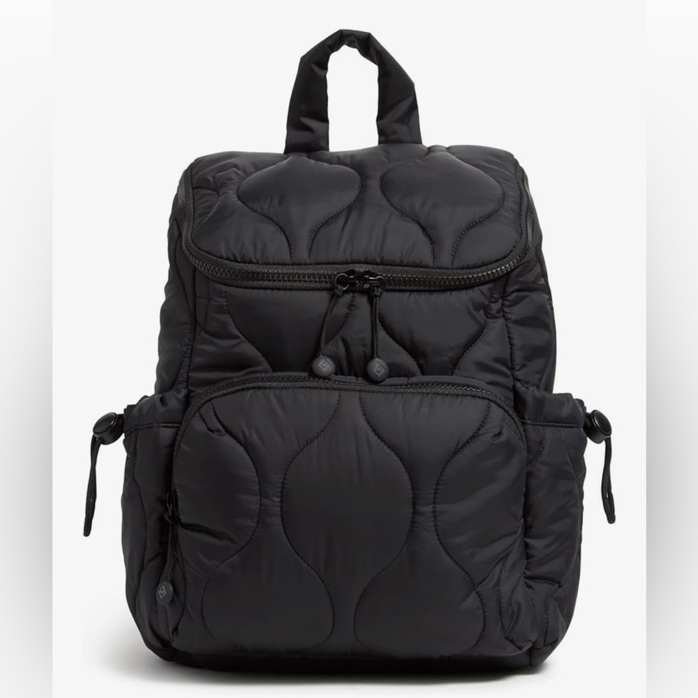 Vera Bradley Black Quilted Backpack